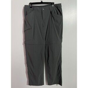 Patagonia Pants Mens 36 Gray Quandry Convertible Zip Off Hiking Outdoor Nylon